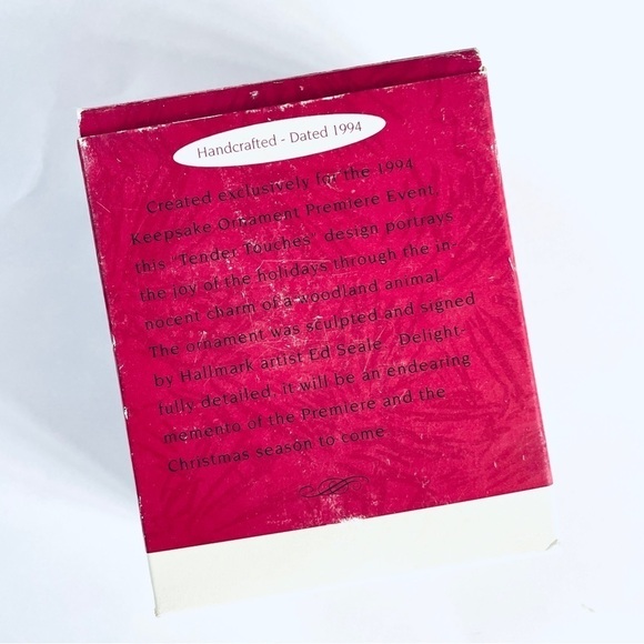 Hallmark Keepsake Tree Ornament Tender Touches Eager For Christmas 1994 - Picture 4 of 8